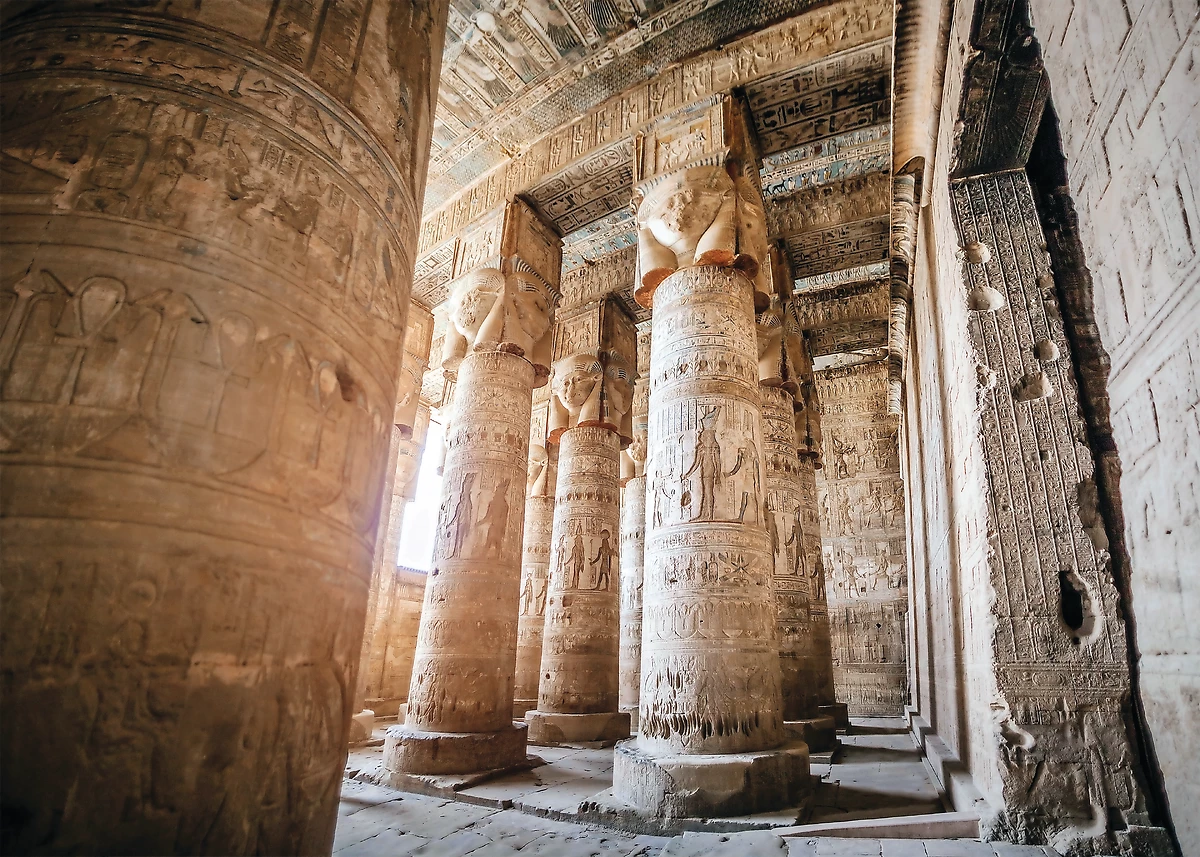 Temple d'Hathor, Denderah, Egypte