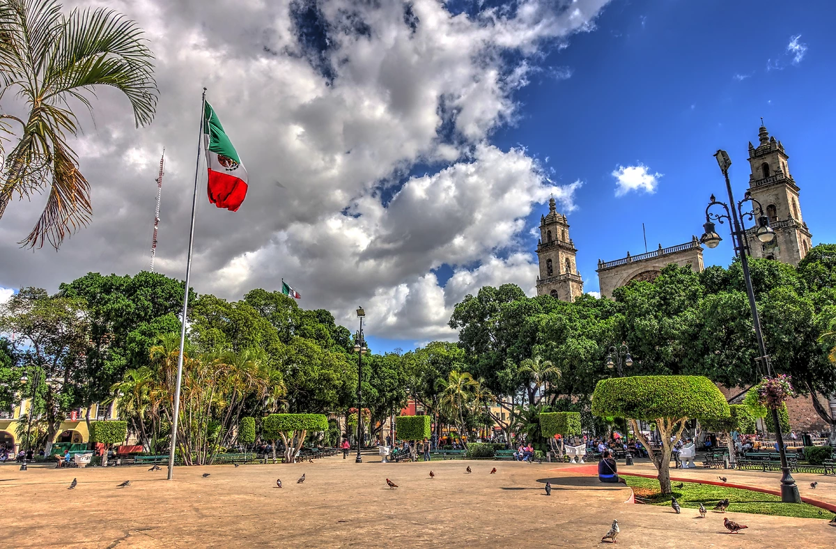Place, Mérida, Yucatan, Mexique