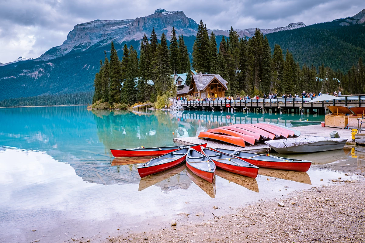 Lac Émeraude, Yoho National Park, Colombie-Britannique, Canada