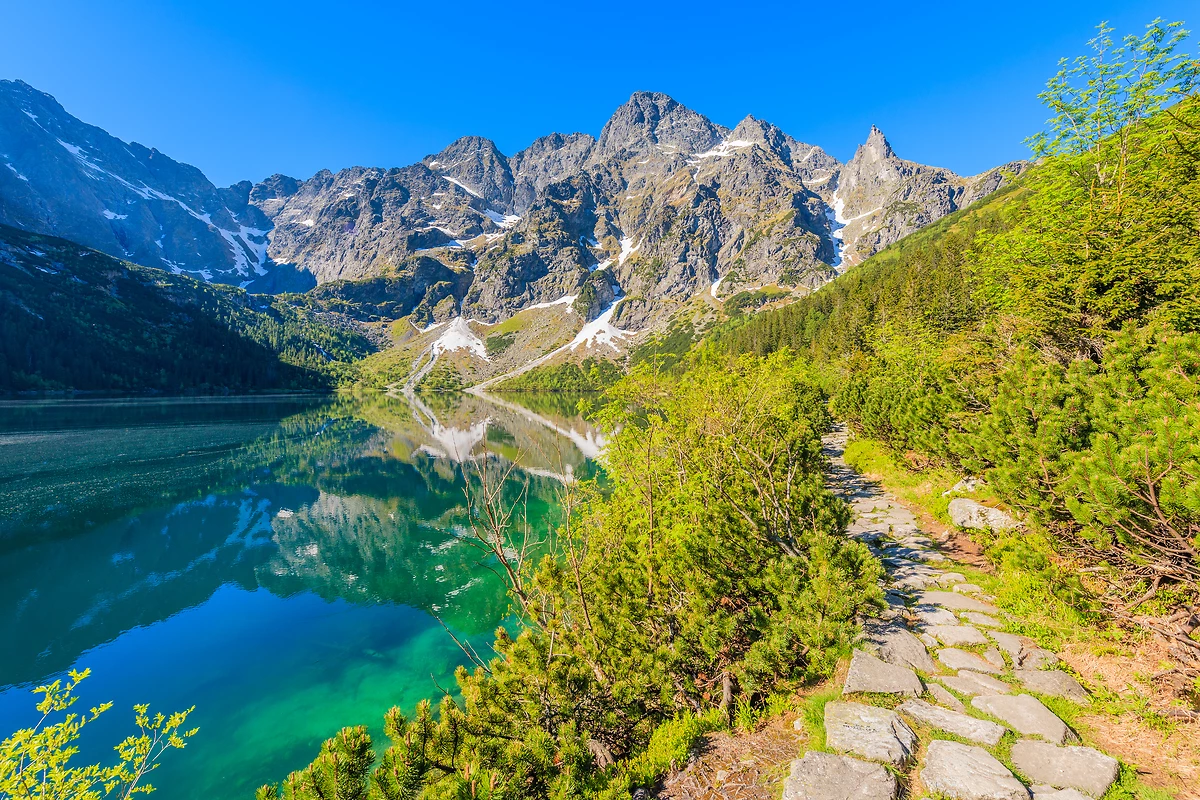 Lac Morskie Oko, Montagnes Tatras, Pologne