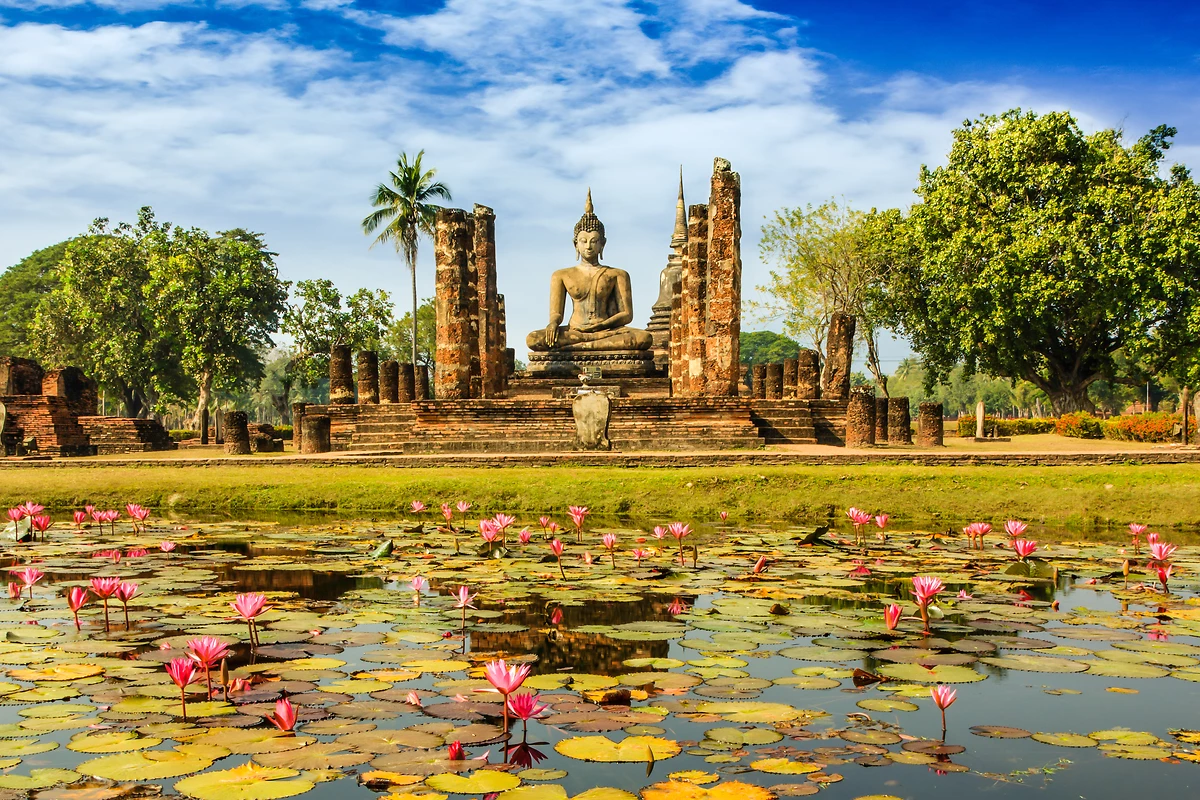 Wat Mahathat, Sukhothai, Thaïlande