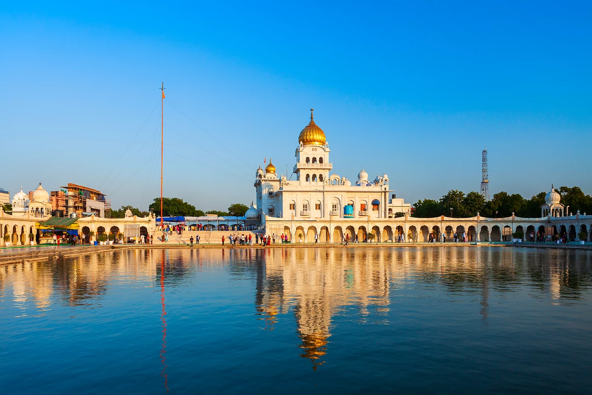 Temple sikh de Bangla Sahib, Rajasthan, Dehli, Inde
