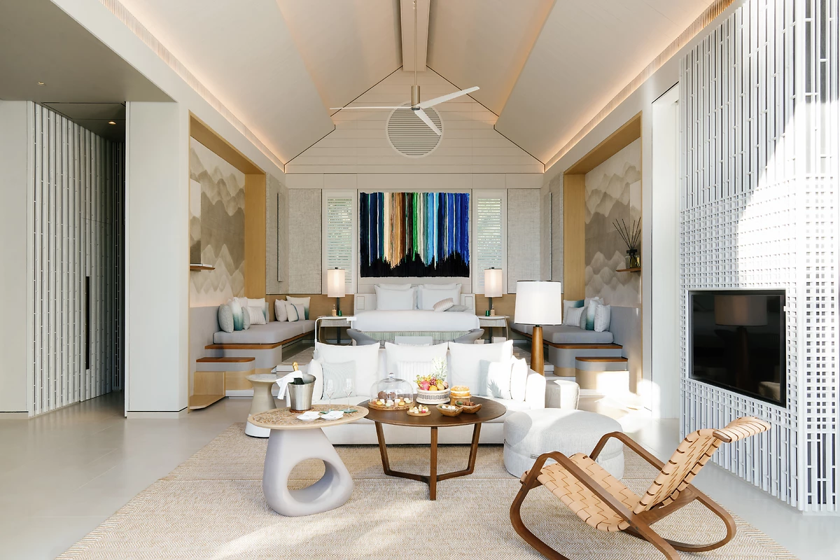 Chambre, Villa plage, Cheval Blanc Seychelles, Mahé, Seychelles