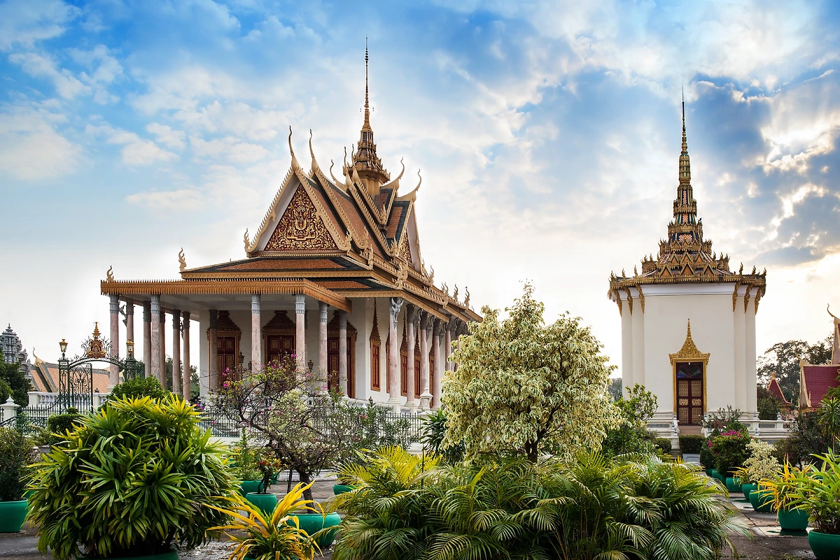 Pagode d'Argent, Palais royal, Phnom Penh, Cambodge