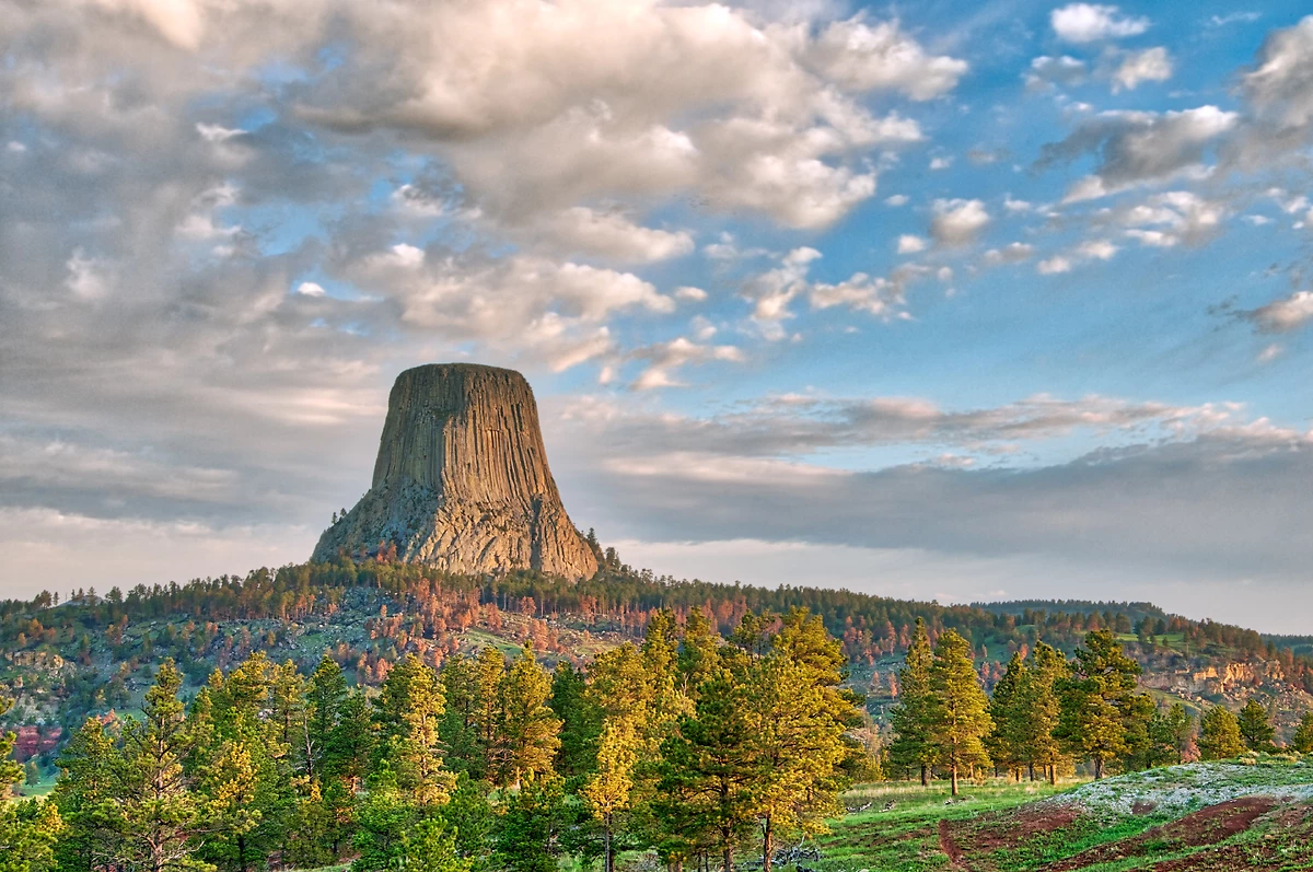 The Devil's Tower (ou la Tour du Diable), Wyoming