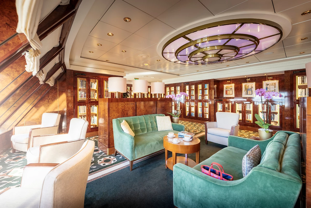 Bibliothèque, Queen Mary 2, Cunard