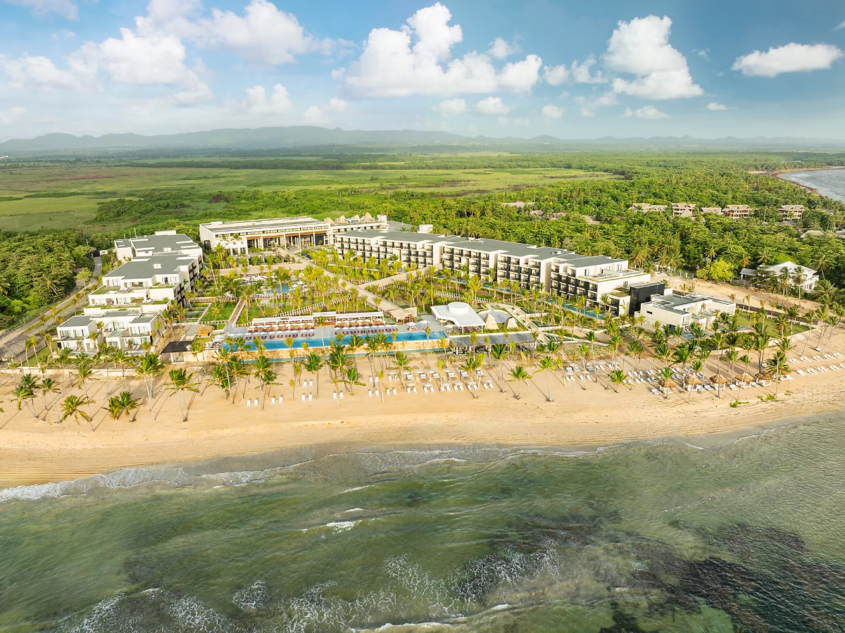 Vue aérienne de l'hôtel, W Punta Cana, République dominicaine