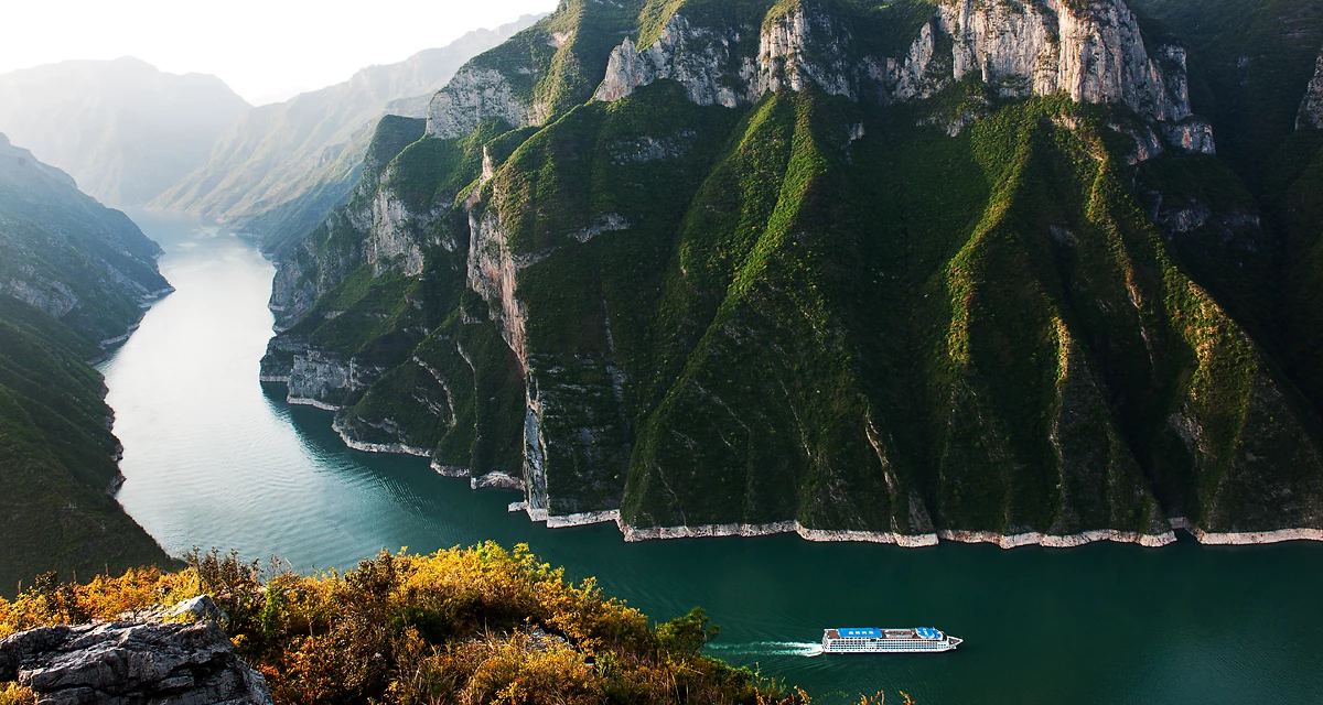 Paysage des Trois Gorges, Yangtze, Chine