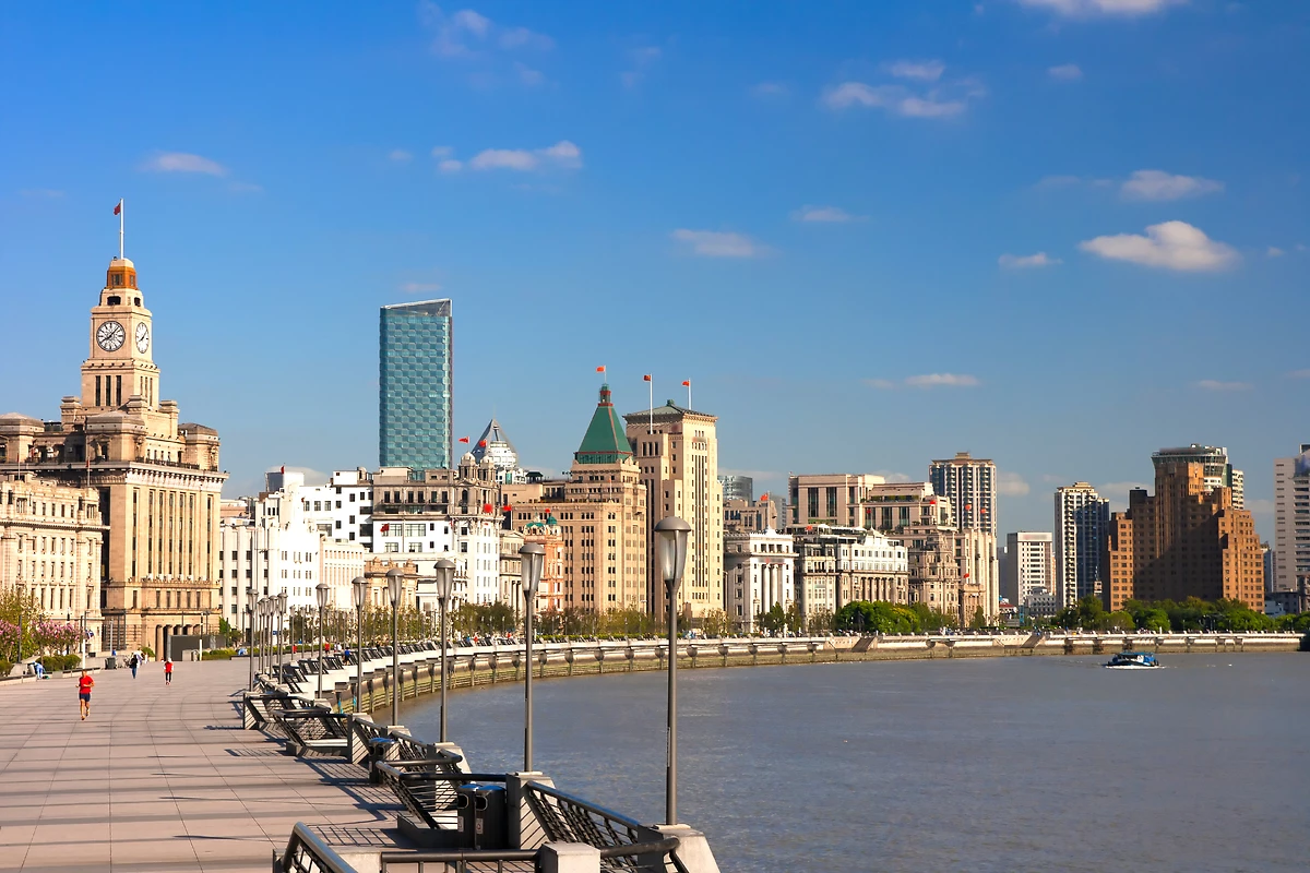 Bâtiments historiques du Bund à Shanghai, Chine
