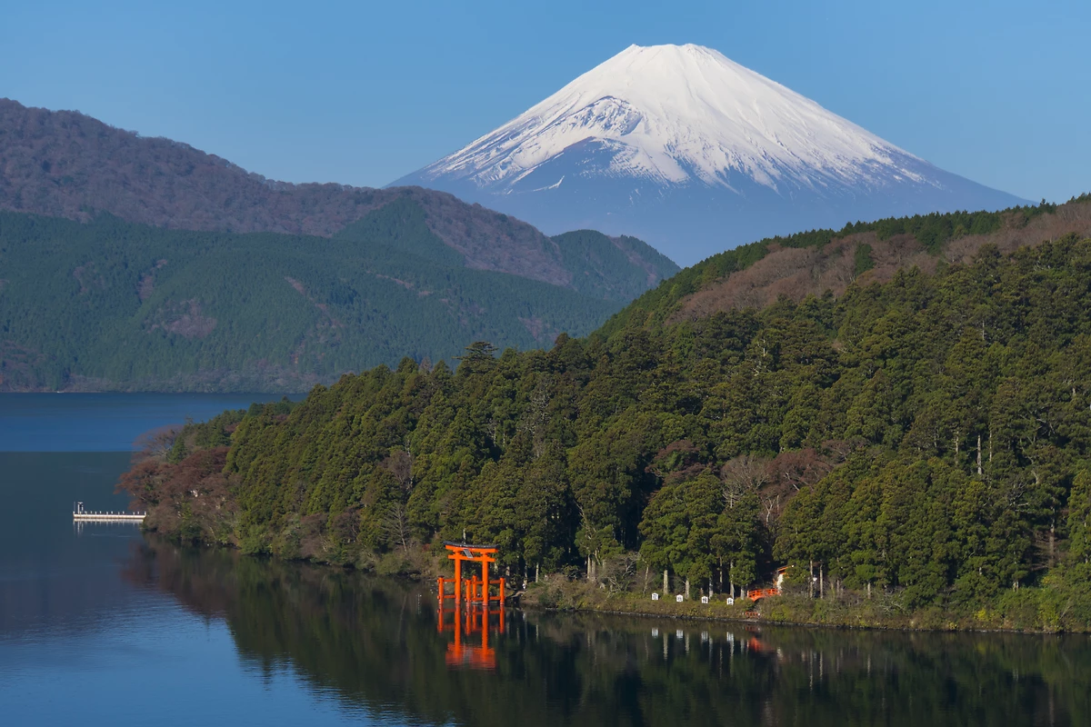 Mount Fuji et le Lac Ashi, Japon