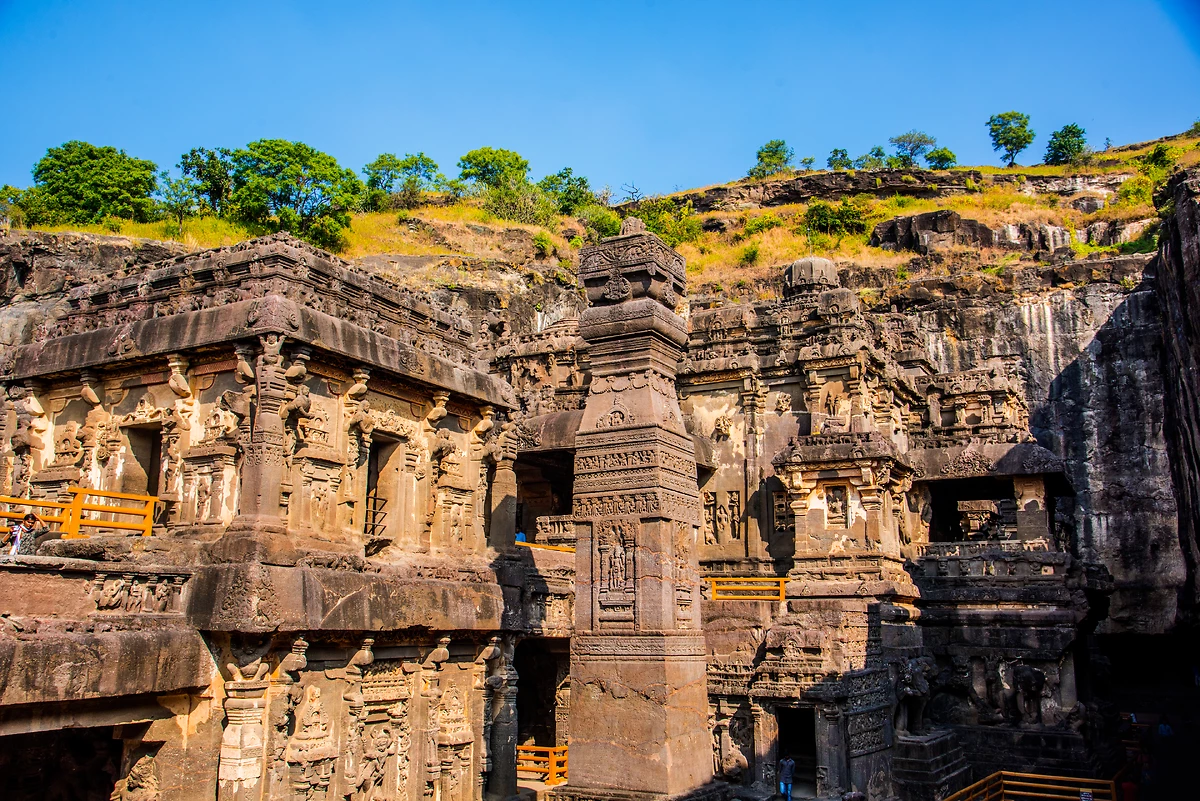 Ellora, grottes, temple Kailasa