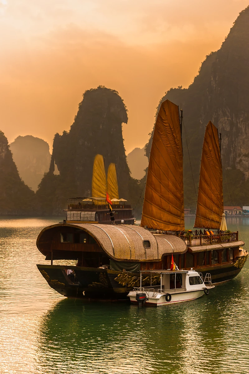 Baie d'Halong Bay, Viêtnam.