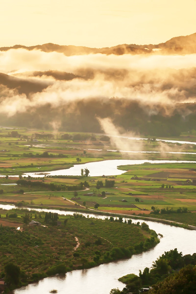 Rivière Kok, Chiang Mai, Thaïlande