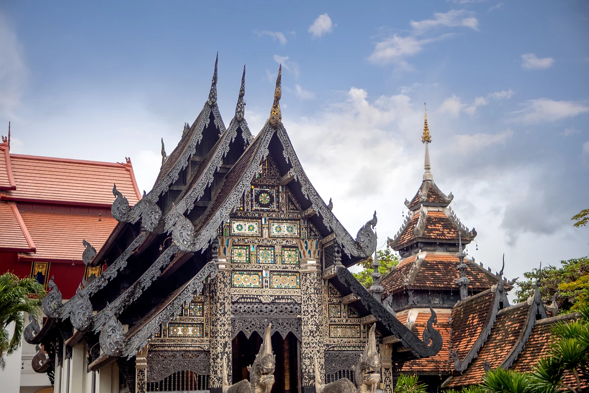Palais Wat Chedi Luang, Chiang Mai, Thaïlande
