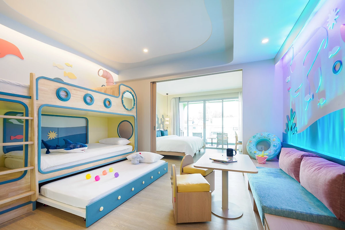 Image Chambre famille avec ou sans accès direct à la piscine