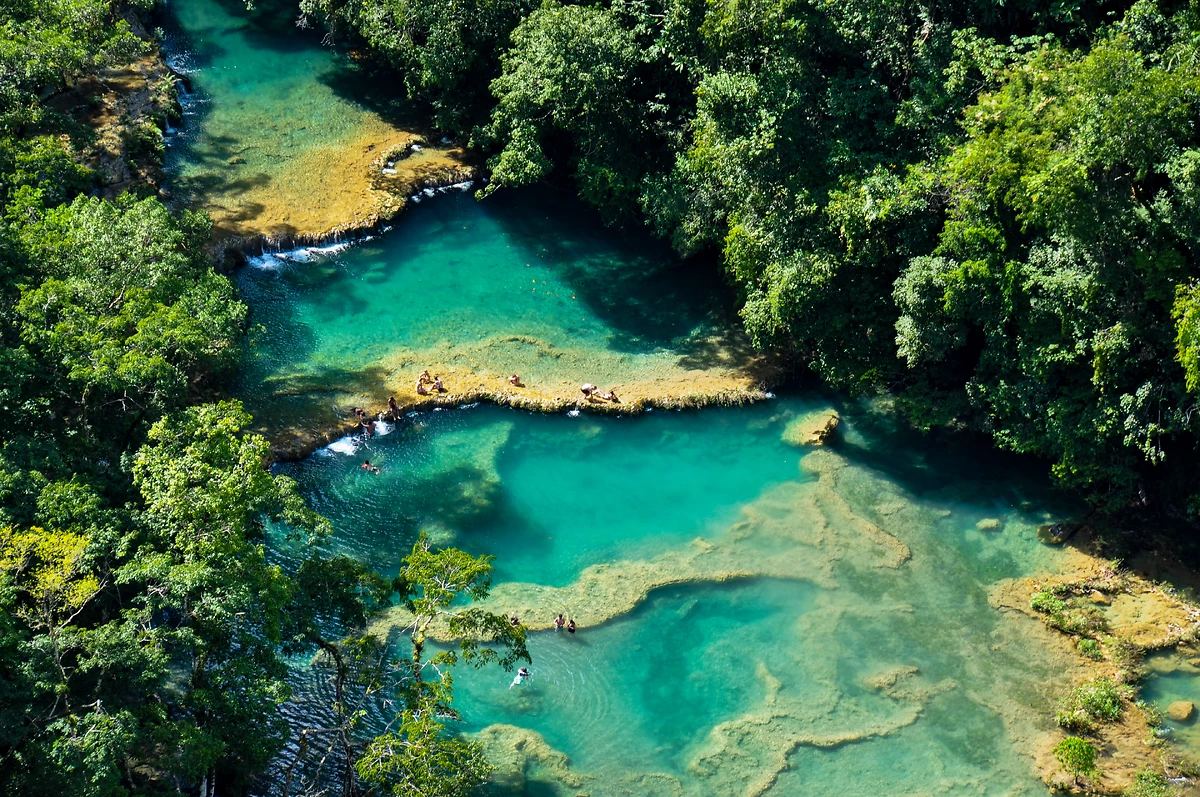 Piscines naturelles de Semuc Champey, Guatemala