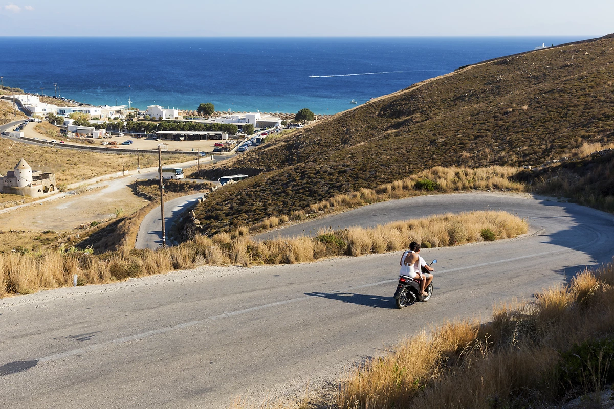 Routes de Mykonos, Grèce