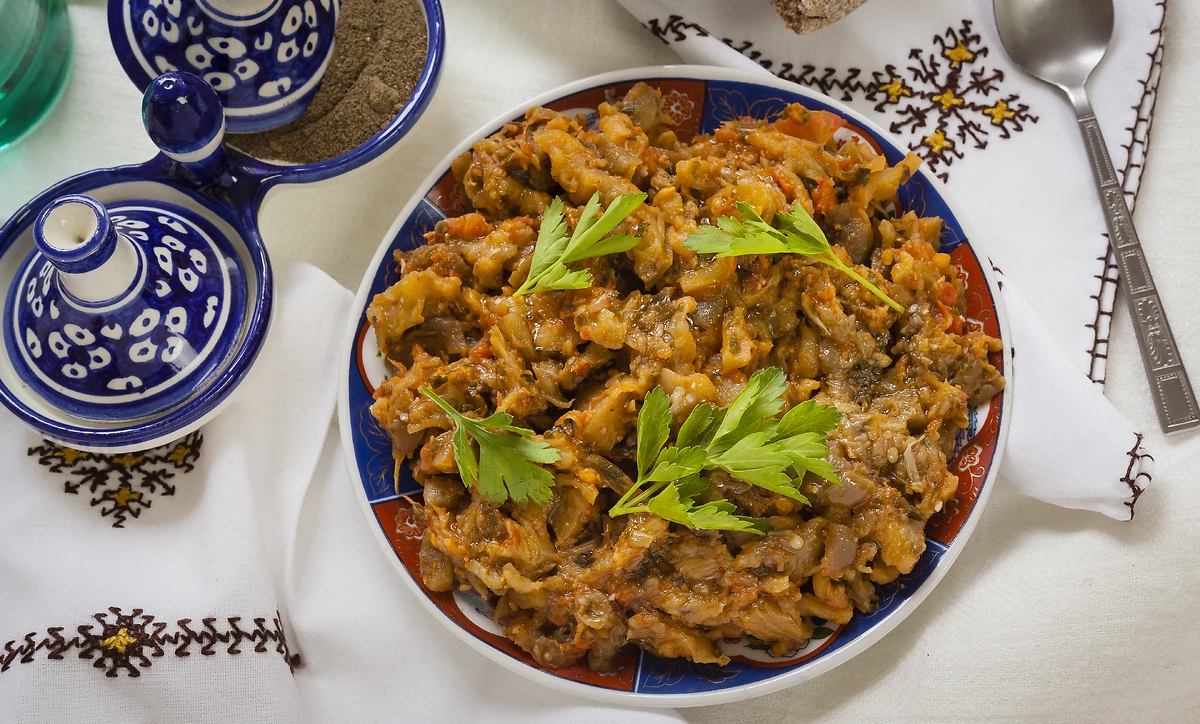 Zaalouk, plat typique marocain