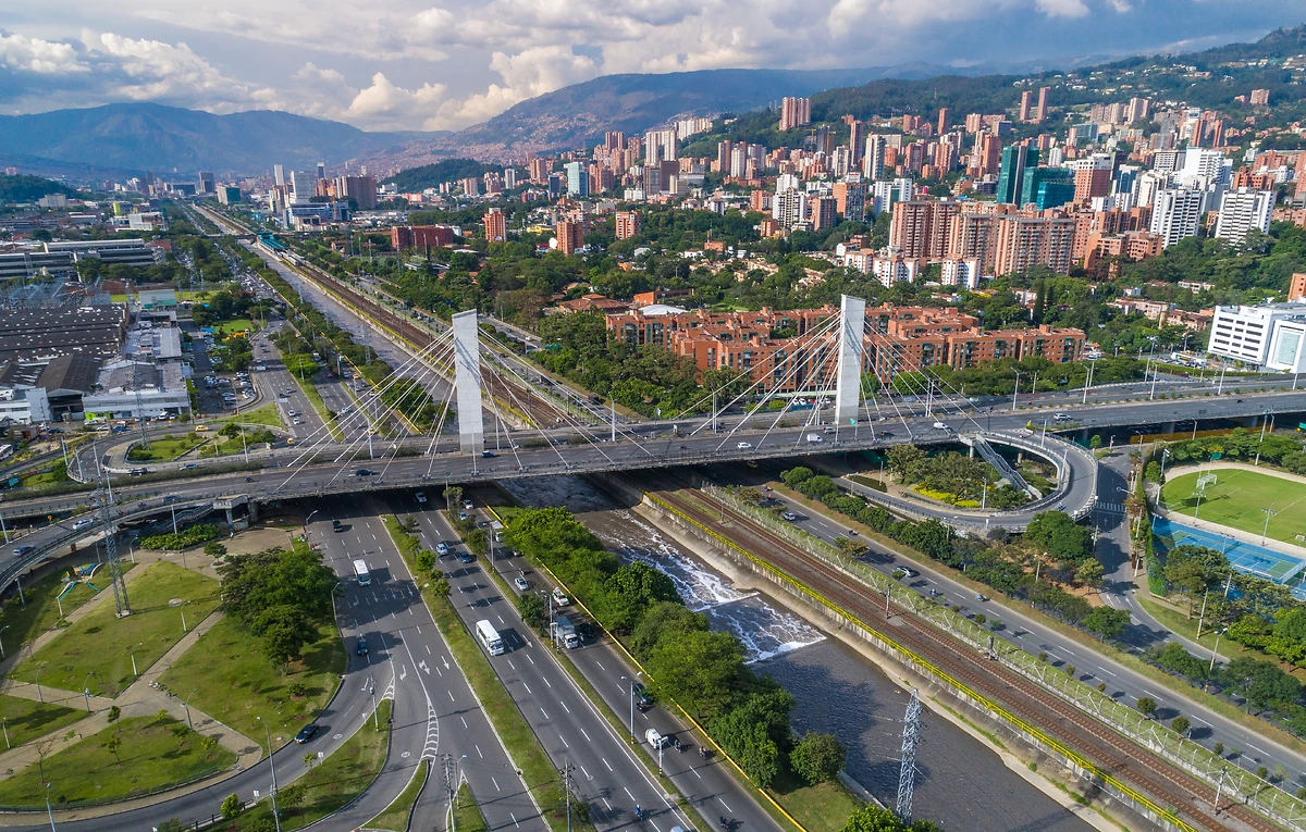 Pont 4 Sur de Medellin, Colombie