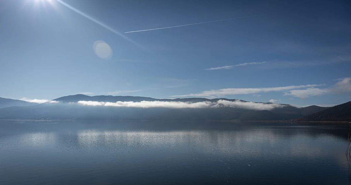 Lac de Mikri Prespa, Prespes, Grèce