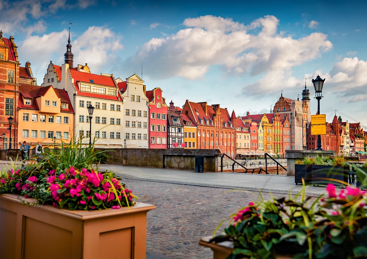 Centre-ville de Gdansk, Pologne