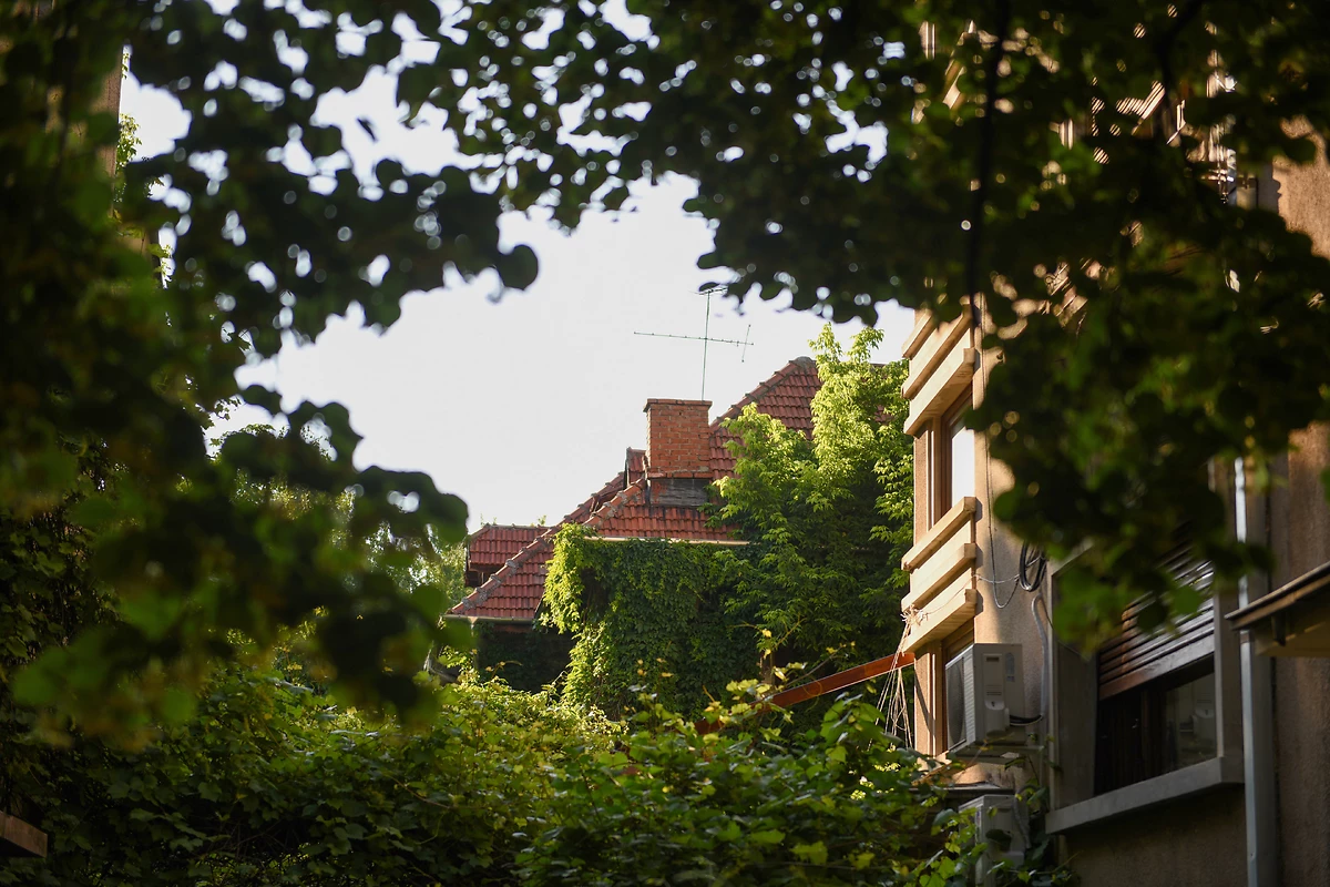 Bâtiments historiques dans le quartier de Cotroceni, Bucarest, Roumanie