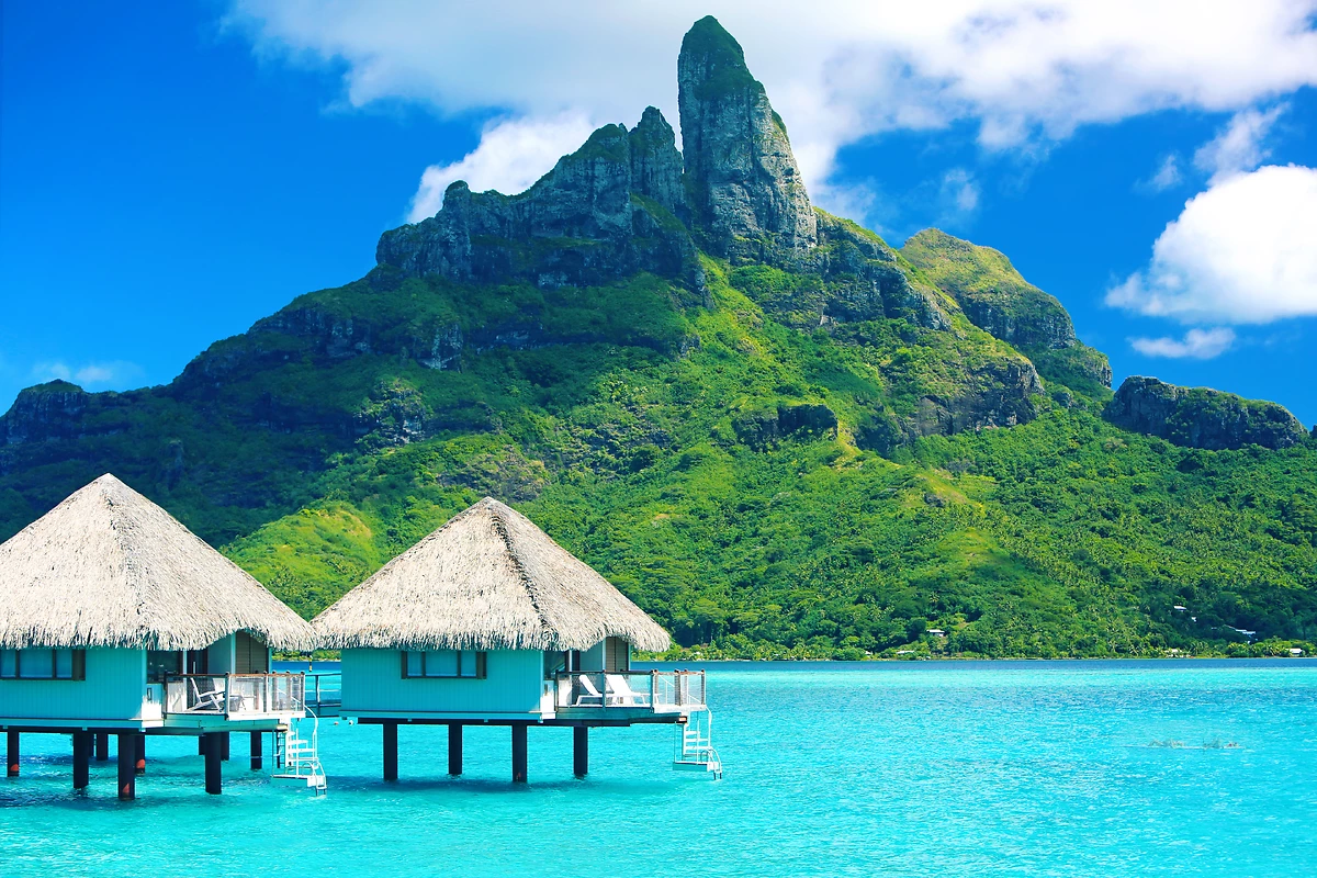 Vue de Bora Bora, Polynésie française
