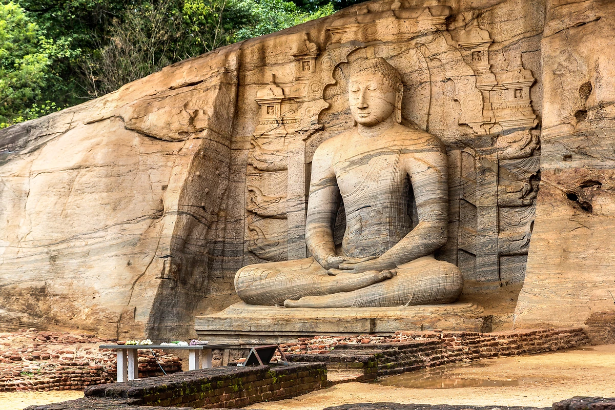 Gal Vihara au Musée archéologique de Polonnaruwa