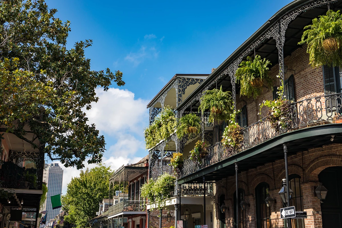 Le quartier français de la Nouvelle-Orléans, Louisiane