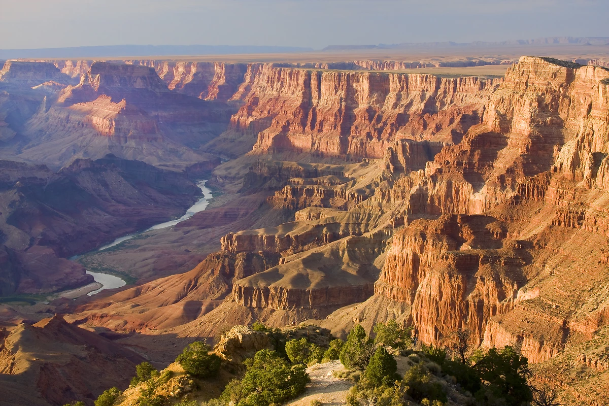 Beau paysage du Grand Canyon depuis le point de vue du désert, Arizona