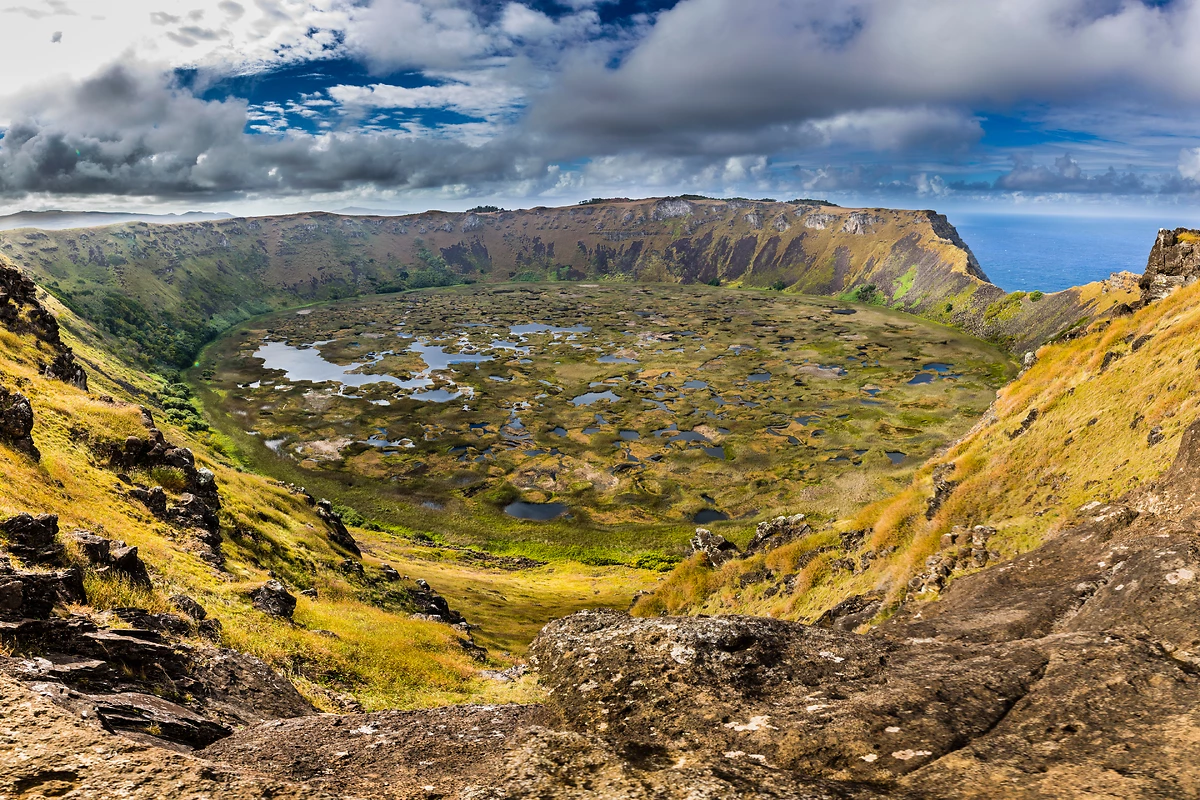 Rano Kau Volcano - Chili Ile de Paques