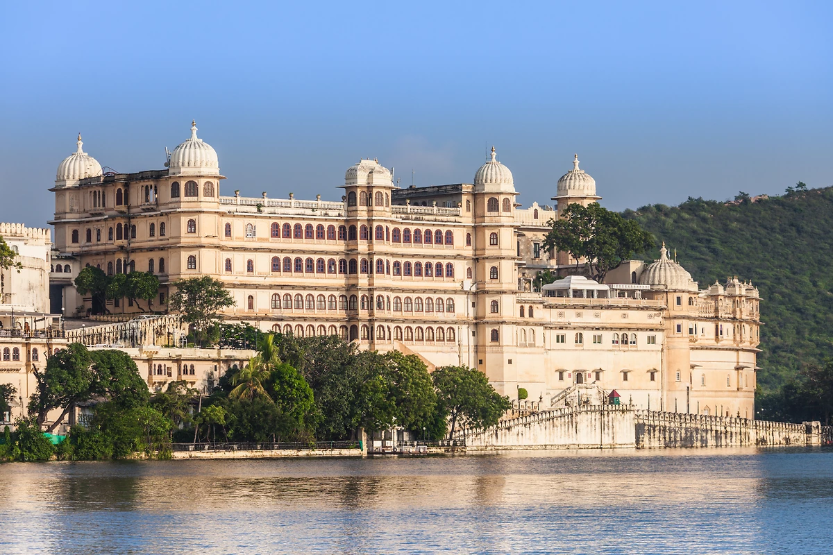 Palais de la ville d'Udaipur, Rajasthan, Inde