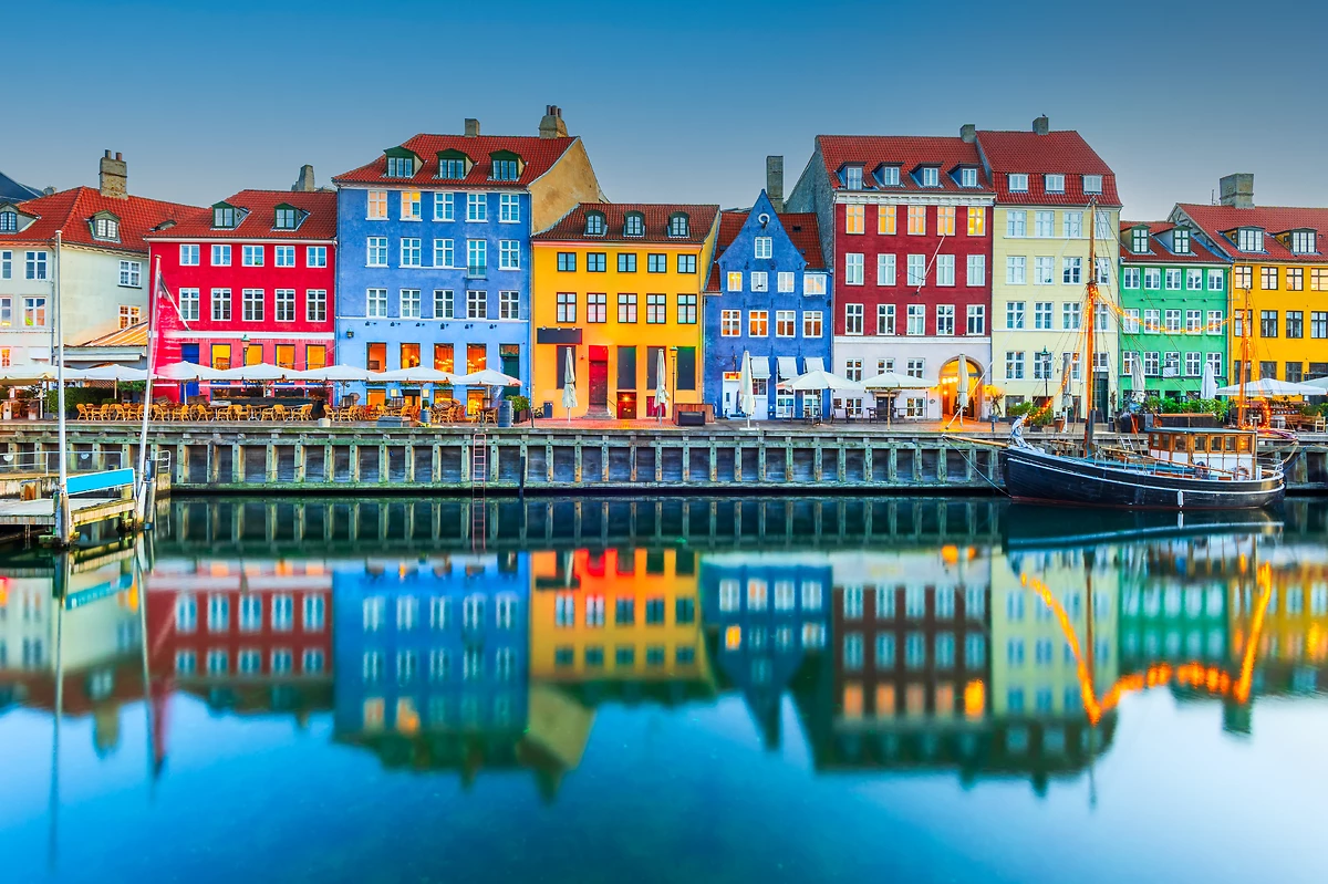 Canal de Nyhavn, Copenhague, Danemark, Europe
