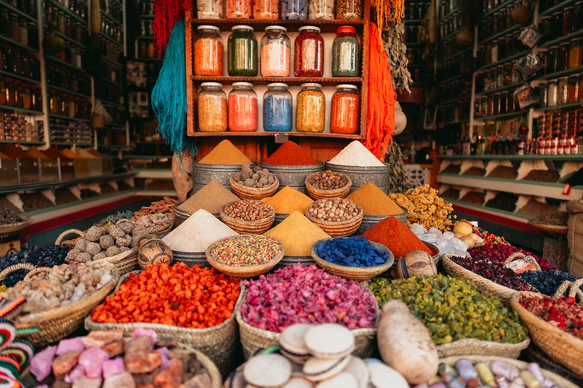 Souk et ses épices, Marrakech