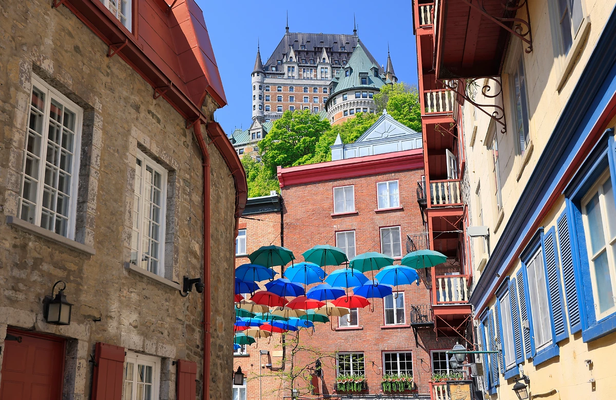 Vieux-Québec et le château de Frontenac, Québec, Canada