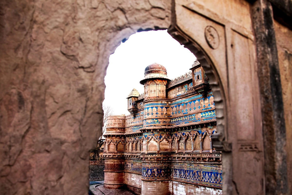 Palais historique de Man Singh, Gwalior, Inde