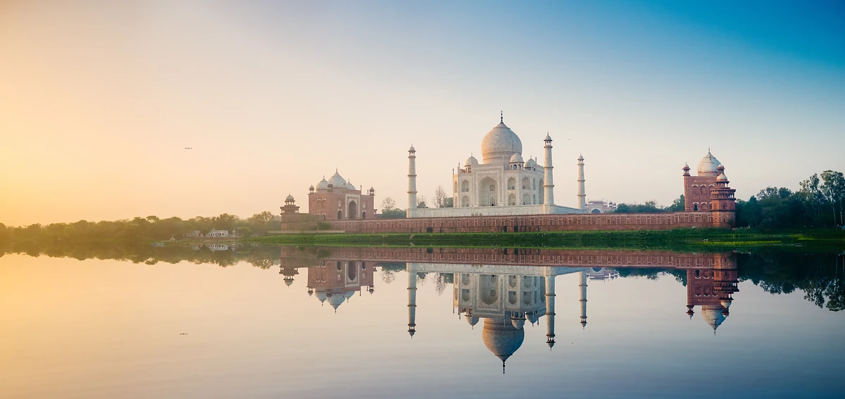 Taj Mahal, Agra. Inde.