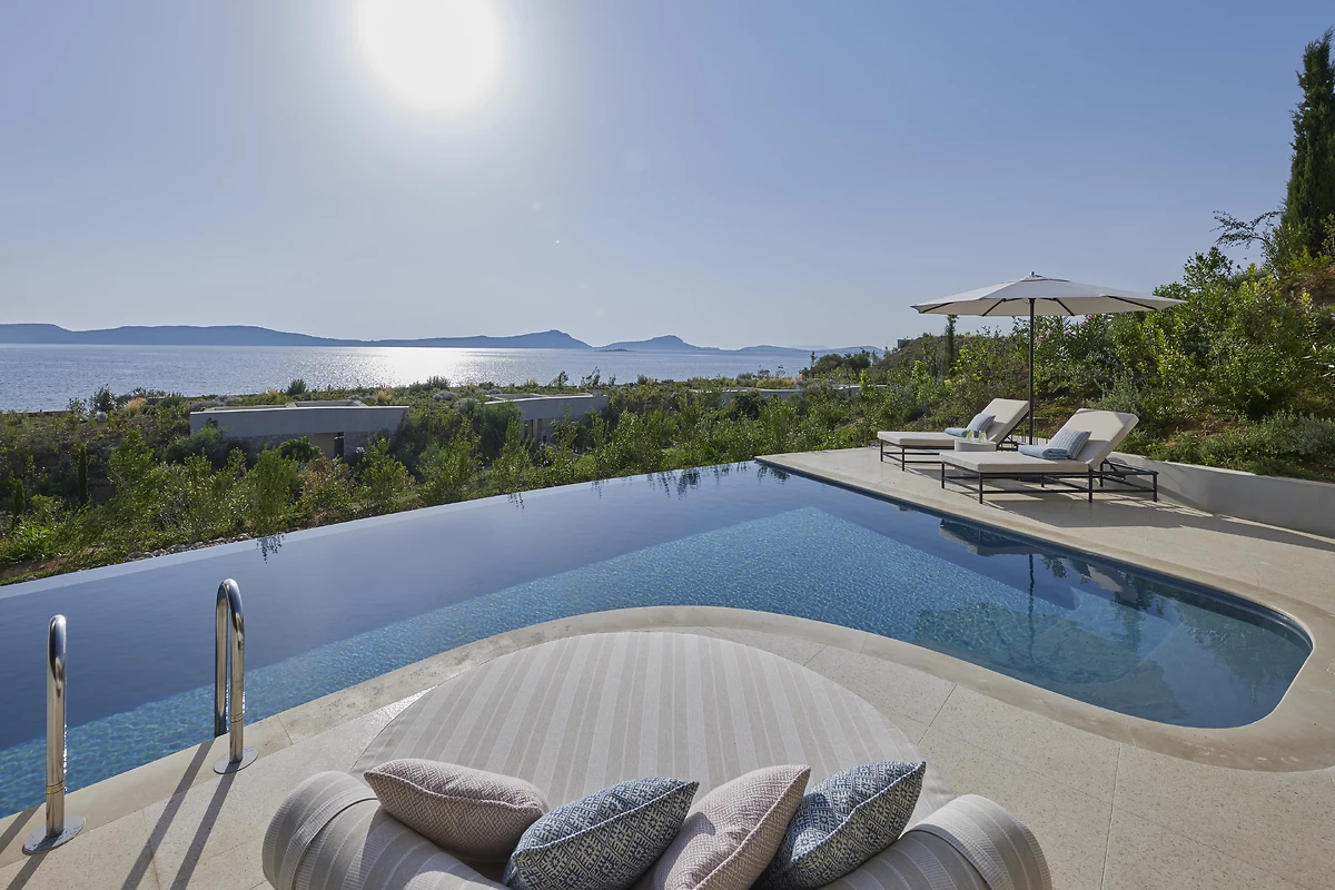 Image Villa piscine vue baie