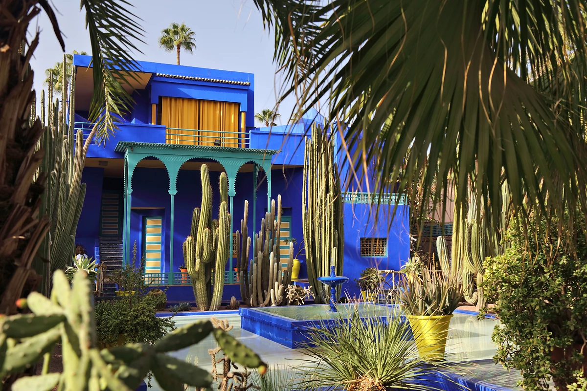 Jardins historiques de Majorelle à Marrakech